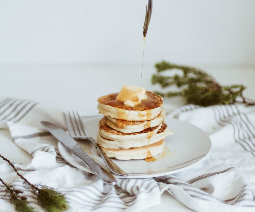 matcha pancakes